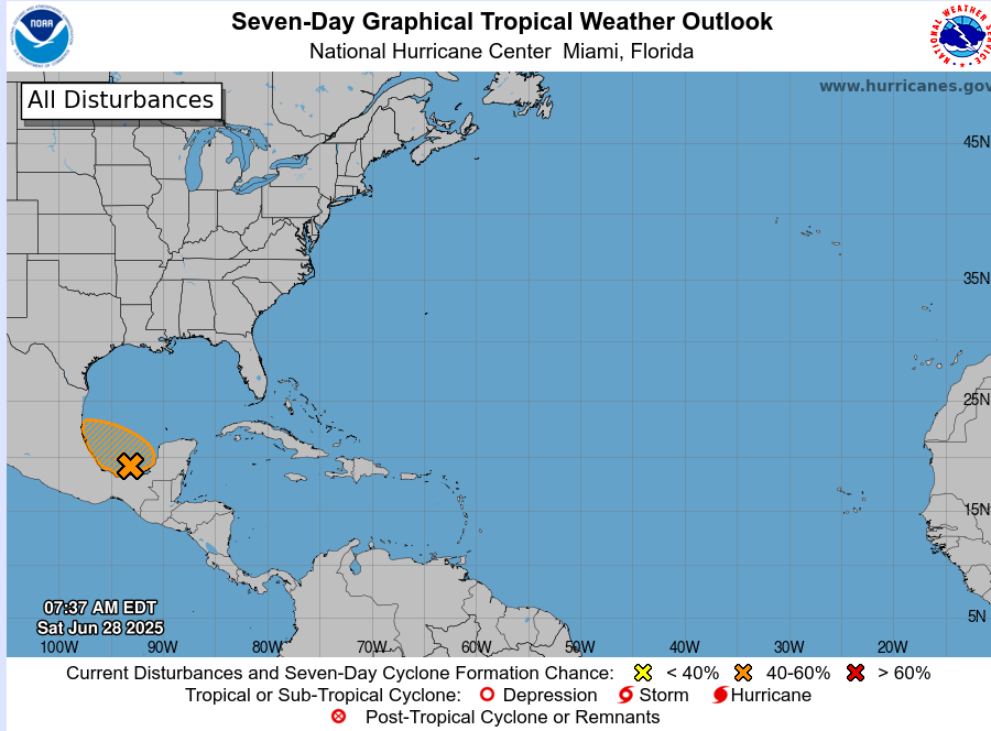 91L: Southern Gulf (6.28.25)