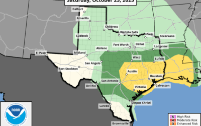 Much needed rainfall for the area today-Saturday evening