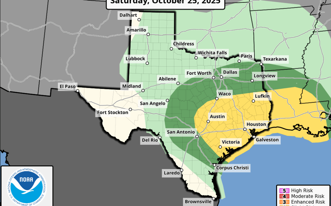 Line of strong to severe thunderstorms has moved across the area this morning