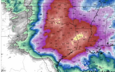 Heavy rainfall possible Friday night-Saturday night