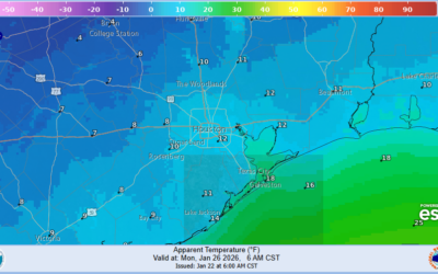 Winter Storm Watch and an Extreme Cold Watch has been issued.