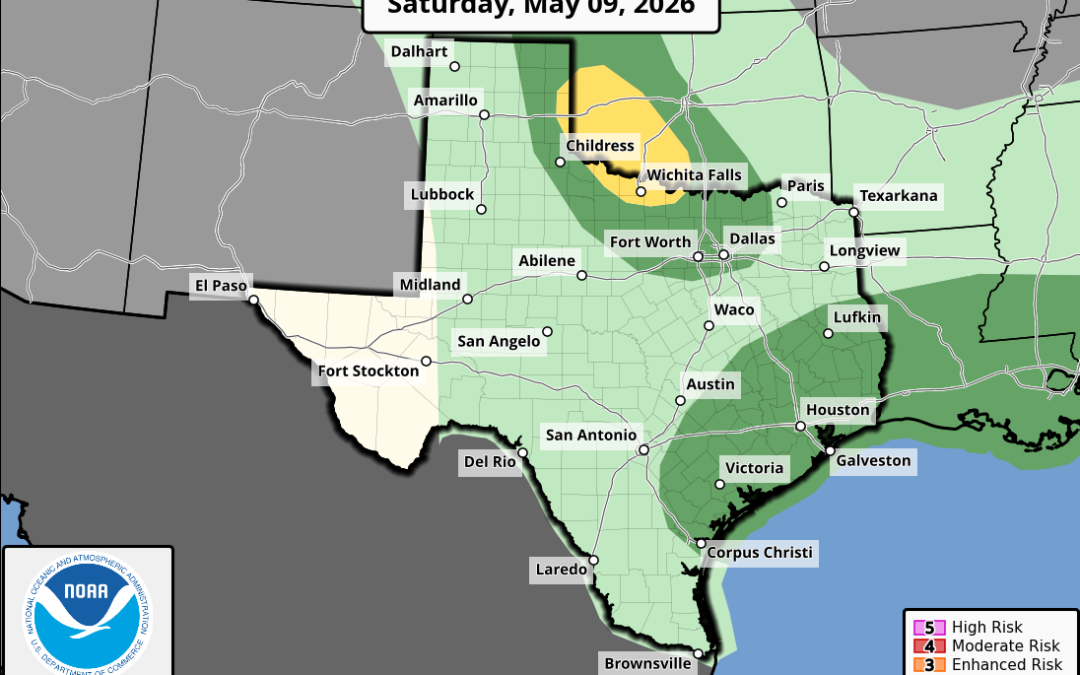 Scattered showers and thunderstorms through the weekend