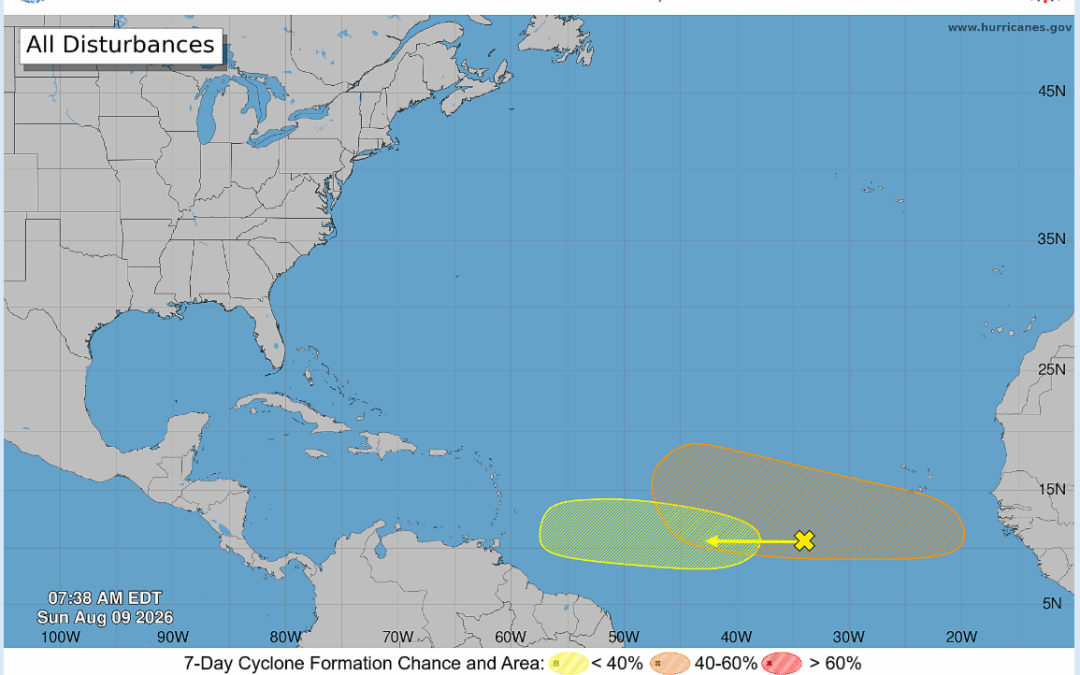 🌀 TROPICAL UPDATE | August 9